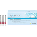 SOPIRA® Carpule® Free Flow Kanülen - 100 darabos csomag, 27G, 38 mm, langer Anschliff, dunkelrot, Typ Injektion Nervenblockade - 6