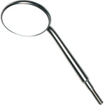Crystal HD Edelstahl-Spiegelansätze - Packung 12 Stück Größe 4, Ø 22 mm - 50R390