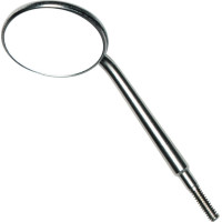 Crystal HD Edelstahl-Spiegelansätze - Packung 12 Stück Größe 4, Ø 22 mm - 50R390