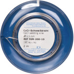 CoCr Schfehérdraht Rolle 2 m Draht, Ø 0,5 mm