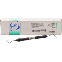 Parodontometer ergonomisch - 1 db, 170 mm, Golfball-Design, gewinkelt, doppelendig, UPM (PCP 11,5 + UNC 15) - DB866R Parodontometer ergonomisch - 1 db, 170 mm, Golfball-Design, gewinkelt, doppelendig, UPM (PCP 11,5 + UNC 15) - DB866R