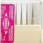Diamant FG 166, gyémántcsiszoló, sárga, ISO 010, 5 darab