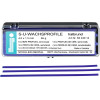 alsó állkapocs kengyel, (4,1 x 2,1 mm), Rudak, kék, 65 g, 1 Csomag