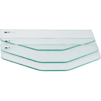Glasscheiben - Packung 3 Stück unbeschichtet, f. Basic classic - 900036327