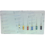 READYSTEEL K-file, kézi, Sortiment, 25 mm ISO 015-040, 6 darab