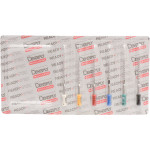 READYSTEEL K-file, kézi, Sortiment, 28 mm ISO 090-140, 6 darab