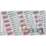 READYSTEEL K-file, kézi, Sortiment, 31 mm ISO 090-140, 6 darab