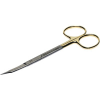 KKD® Schere TC Line nach Goldman Fox - 1 db, S-16c TC, 13 cm, gebogen, gezackt - 13659