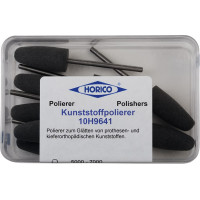 Polírozó (Műanyagok) (9641), Kézidarab (HP, Ø 2,35 mm, ISO 104, 44,5 mm) Láng, nagy, 10 darab