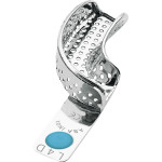 PERMA-LOCK Abformlöffel - 1 db, felső bal, alsó jobb, parciális, perforált, türkiz, 2804-L4D - 2804-L4D