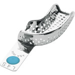 PERMA-LOCK Abformlöffel - 1 db, felső jobb, alsó bal, parciális, perforált, türkiz, 2804-L4S - 2804-L4S