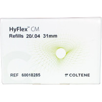 HyFlex® CM, NiTi, reszelő utántöltések, 31 mm, Taper.04 ISO 020, 6 darab