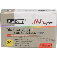 Dia-Prolso Plus Guttapercha-csúcs, Taper.04, ISO 020, 60 darab
