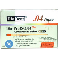 Dia-Prolso Plus Guttapercha-csúcs, Taper.04, ISO 030, 60 darab