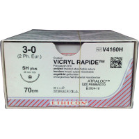 VICRYL™ RAPIDE - 36 darabos csomag, ungefärbt, 70 cm, SH PLUS, USP 3-0, Stärke 2 - V4160H VICRYL™ RAPIDE - 36 darabos csomag, ungefärbt, 70 cm, SH PLUS, USP 3-0, Stärke 2 - V4160H