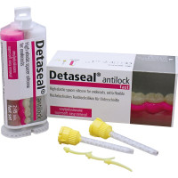 Detaseal® antilock - csomag 50 ml Base, 50 ml Katalysator, 6 keverőkanül sárga, 6 Intra-Oral Tips sárga - 3535