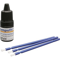 tempofit® finish - csomag 4 ml flakon, 10 Einmalpinsel kék-metallic - 3536