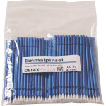 Einmalpinsel - 100 darabos csomag, metallic kék - 3542