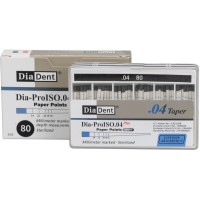 DiaDent® Dia-Pro papírcsúcs, Taper.04, ISO 080, 100 darab