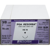 RESORBA® PGA - 24 darabos csomag, , lila, 70 cm, HS 18, USP 3/0 - PAN 1113