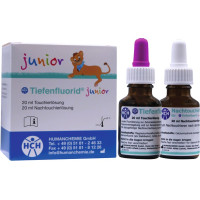 Tiefenfluorid® junior Großpackung 20 ml Touchierlösung, 20 ml Nachtouchierlösung