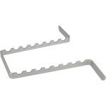 Norm-Tray Aluminium - 1 db, Minitrayeinsatz für 8 Instrumente 18 x 14 cm - 207001