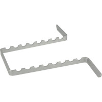 Norm-Tray Aluminium - 1 db, Minitrayeinsatz für 8 Instrumente 18 x 14 cm - 207001