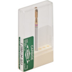 Titanium (139), Labor frézer (Q-fogazás), Kézidarab (HP, Ø 2,35 mm, ISO 104, 44,5 mm) ISO 23 finom, Keresztvágatú fogazás (ISO 137), Titánnitrid bevonatú keményfém, 8 mm, 1 darab