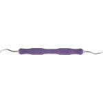 DEPPELER Universalküretten - 1 db, Figur 4, Frontzähne, CN-Griff, lila - 6870840