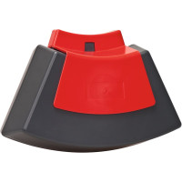 Bobby, 1 darab, dunkelgrau, Clip piros