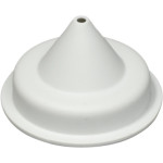 Sockelplatten mit Gusstrichter, 1 darab, Sockelplatte mit Gusstrichter Größe 3, rund