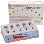 IPS e.max CAD Abutment Solutions for CEREC/inLab Packung 5 darab, Gr. A14L, MO1