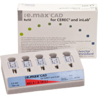 IPS e.max CAD Abutment Solutions for CEREC/inLab Packung 5 darab, Gr. A14L, MO4