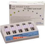 IPS e.max CAD Abutment Solutions for CEREC/inLab Packung 5 darab, A-D, Gr. A16S, A2 LT