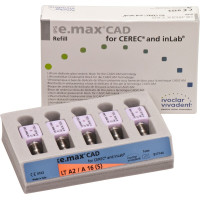 IPS e.max CAD Abutment Solutions for CEREC/inLab Packung 5 darab, A-D, Gr. A16S, A2 LT