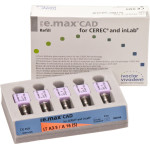 IPS e.max CAD Abutment Solutions for CEREC/inLab Packung 5 darab, A-D, Gr. A16S, A3,5 LT