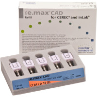 IPS e.max CAD Abutment Solutions for CEREC/inLab Packung 5 darab, A-D, Gr. A16S, B1 LT