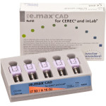 IPS e.max CAD Abutment Solutions for CEREC/inLab Packung 5 darab, A-D, Gr. A16S, B2 LT