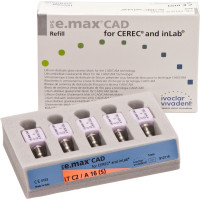 IPS e.max CAD Abutment Solutions for CEREC/inLab Packung 5 darab, A-D, Gr. A16S, C2 LT