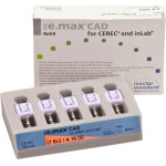 IPS e.max CAD Abutment Solutions for CEREC/inLab Packung 5 darab, A-D, Gr. A16S, BL2 LT