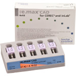 IPS e.max CAD Abutment Solutions for CEREC/inLab Packung 5 darab, A-D, Gr. A16L, A2 LT
