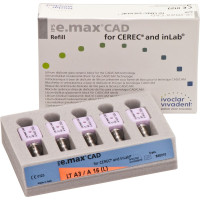 IPS e.max CAD Abutment Solutions for CEREC/inLab Packung 5 darab, A-D, Gr. A16L, A3 LT