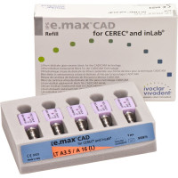 IPS e.max CAD Abutment Solutions for CEREC/inLab Packung 5 darab, A-D, Gr. A16L, A3,5 LT