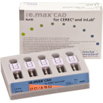 IPS e.max CAD Abutment Solutions for CEREC/inLab Packung 5 darab, A-D, Gr. A16L, C1 LT