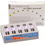 IPS e.max CAD Monolithic Solution for CEREC/inLab Packung 5 darab, A-D Gr. C16, A2 LT