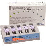IPS e.max CAD Monolithic Solution for CEREC/inLab Packung 5 darab, A-D Gr. C16, B2 LT