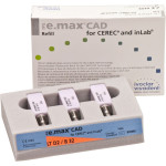 IPS e.max CAD Monolithic Solution for CEREC/inLab Packung 3 darab, A-D Gr. B32, D2 LT