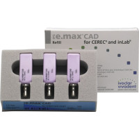 IPS e.max CAD Veneering Solutions for CEREC/inLab Packung 3 darab, Gr. B40 L, B2 HT