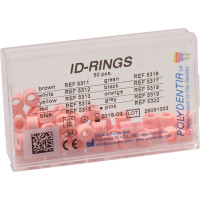 ID Ringe - 50 darabos csomag, rózsaszín - 5322
