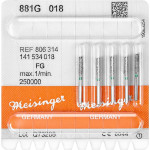 Diamanten 881, gyémántcsiszoló, zöld, ISO 018, FG, 5 darab